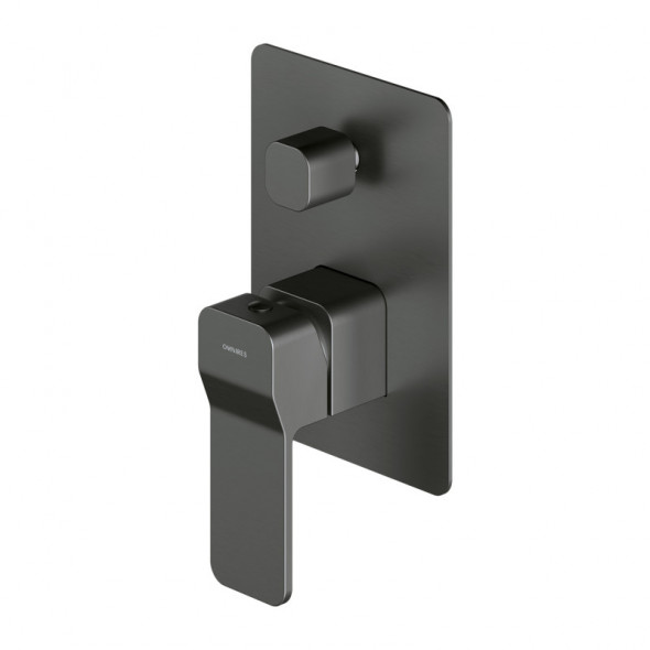 Omnires Slide bateria wannowo-prysznicowa podtynkowa grafit SL7735GR