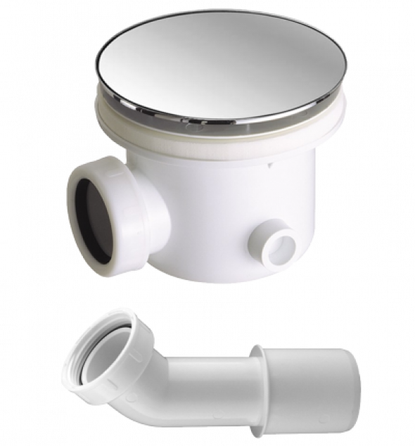 Omnires syfon brodzikowy 90 mm chrom ST7990.01+ST45CR