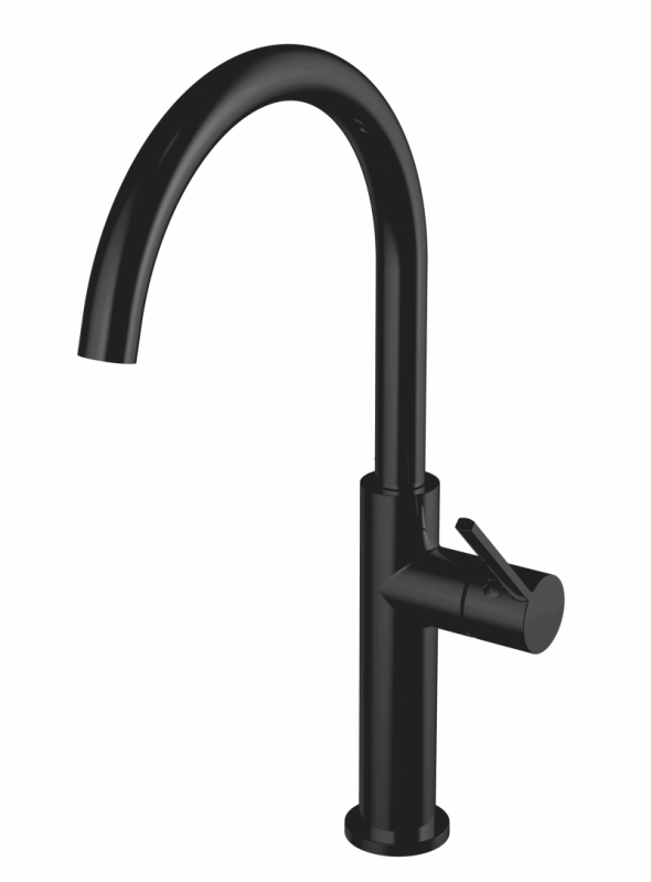 Omnires Tula bateria zlewozmywakowa czarny mat TL6050BL