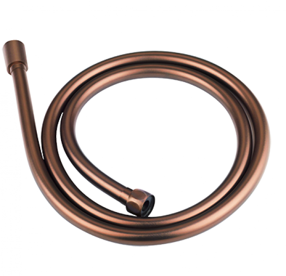 Omnires wąż prysznicowy bezskrętny 150 cm miedź antyczna 028ORB