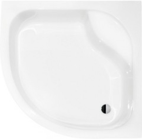 PMD Piramida Diper I brodzik półokrągły 90x90 biały BAD-90-NK