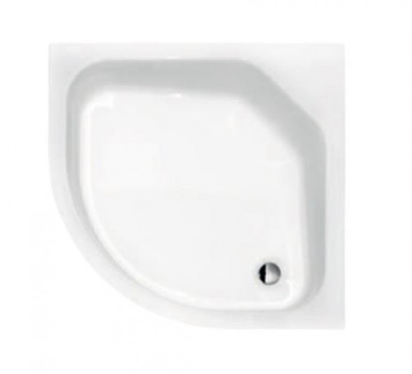 PMD Piramida Diper II brodzik półokrągły 90x90 biały BAD-90-II