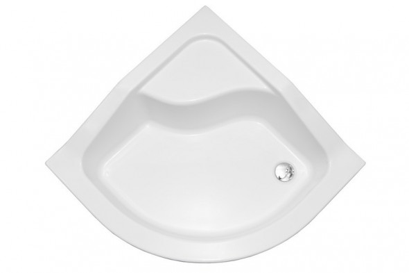 PMD Piramida Oliver brodzik półokrągły 80x80 biały BAO-80-NR