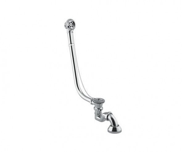 PMD Piramida syfon z przelewem do wannien wolnostojących chrom C20V