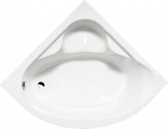 Polysan Nila wanna narożna 120x120 cm akryl biały 10111