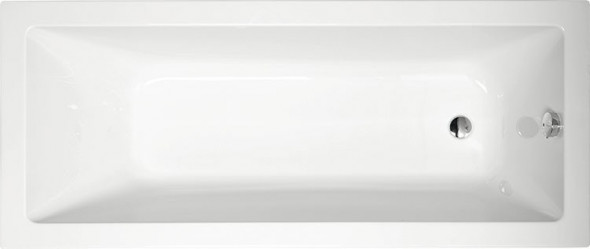 Polysan Noemi wanna prostokątna 160x70 cm akryl biały 71707
