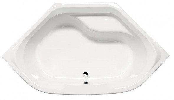 Polysan Tango wanna narożna 145x155 cm akryl biały 93111