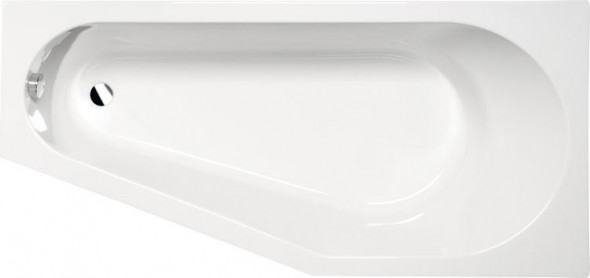 Polysan Tigra R wanna asymetryczna prawa 170x80 cm akryl biały 90611