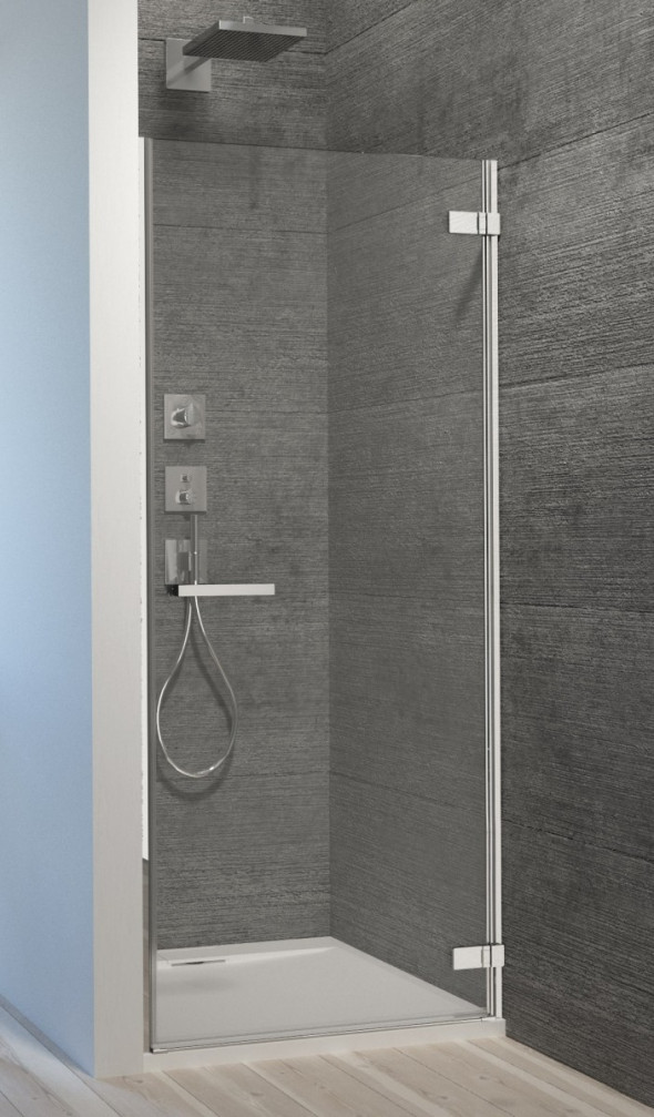Radaway Arta DWJ I drzwi wnękowe wahadłowe 90cm prawe chrom przeźroczyste Easy Clean 386072-03-01R