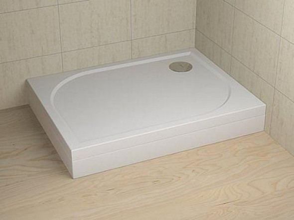 Radaway Delos D brodzik prostokątny z obudową 100x75 lewy 4D17515-03L