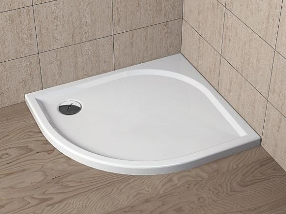 Radaway Delos E brodzik półokrągły asymetryczny 90x80 prawy SDE9080-01R