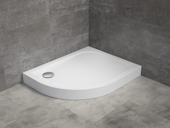 Radaway Delos E Compact brodzik półokrągły asymetryczny 100x90 prawy SDE1090-05R