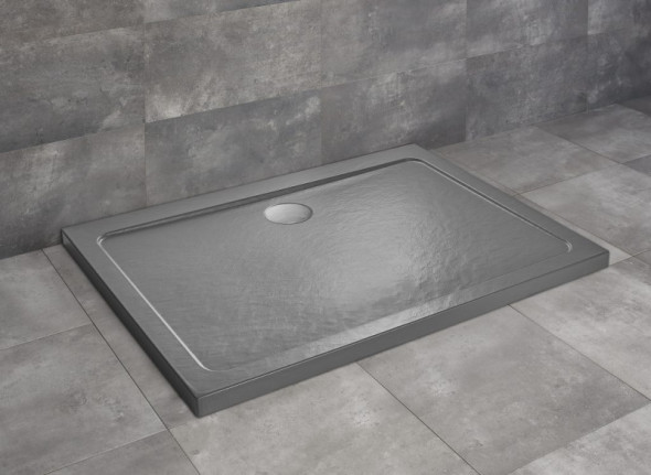 Radaway Doros D Stone brodzik prostokątny płaski 90x80 antracyt SDRD9080-01-64S