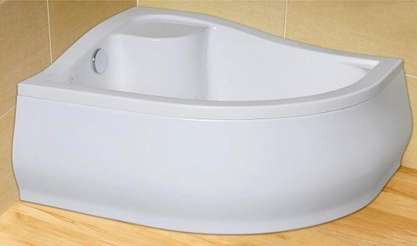 Radaway Korfu E brodzik półokrągły głęboki z siedziskiem asymetryczny 100x80 prawy 4E81400-03R