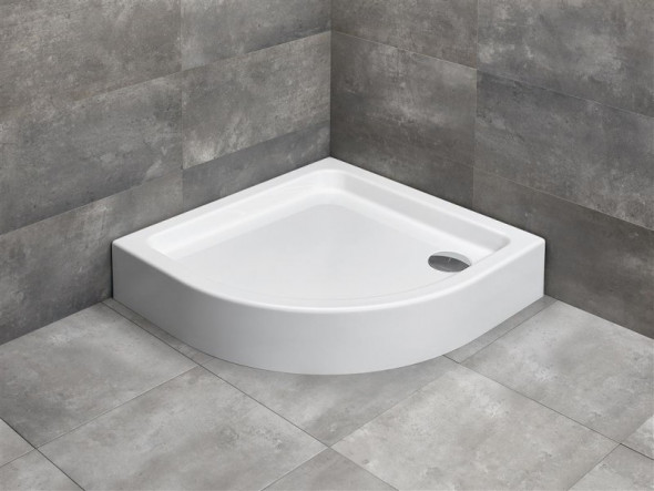 Radaway Laros A brodzik półokrągły 85x85 SLA8585-01