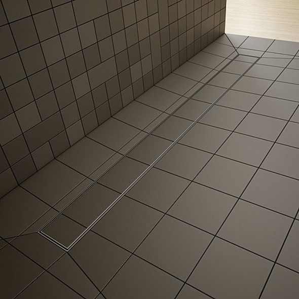 Radaway odpływ liniowy do zabudowy płytkami ruszt basic 55 cm 5L055A 5R055B