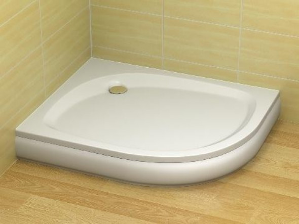 Radaway Patmos E brodzik półokrągły asymetryczny 120x90 lewy 4P91217-03L