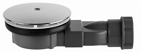 Radaway R400 SLIM syfon brodzikowy 90 chrom niski 4cm R400 SLIM