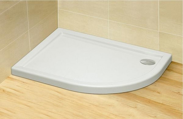 Radaway Tasos E brodzik półokrągły płaski asymetryczny 100x80 lewy STE1086-30L