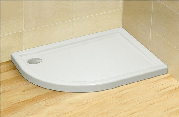 Radaway Tasos E brodzik półokrągły płaski asymetryczny 100x80 prawy STE1086-30R