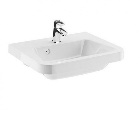 Ravak 10 umywalka wisząca z otworem na baterię 65x48 cm konglomerat XJI01165000