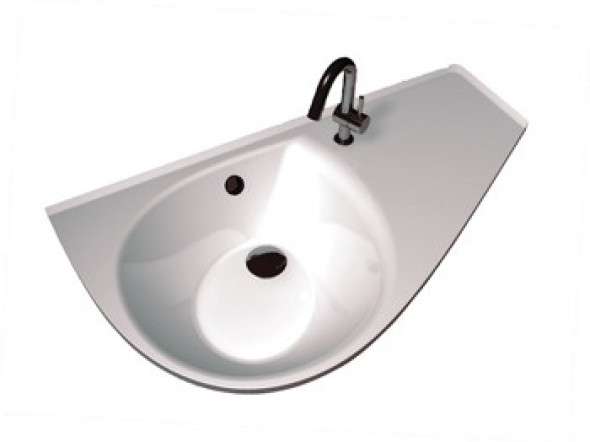 Ravak Avocado Comfort umywalka wisząca asymetryczna 95x53 prawa z otworem