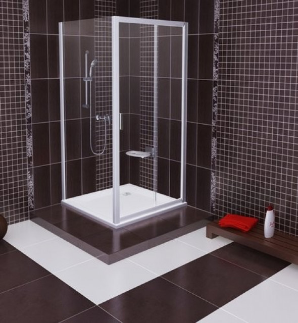 Ravak Blix ścianka stała 100 biały przeźroczyste ANTICALC BLPS 9BHA0100Z1