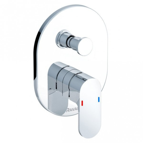 Ravak Chrome bateria wannowo-natryskowa podtynkowa chrom CR 065.00 X070056