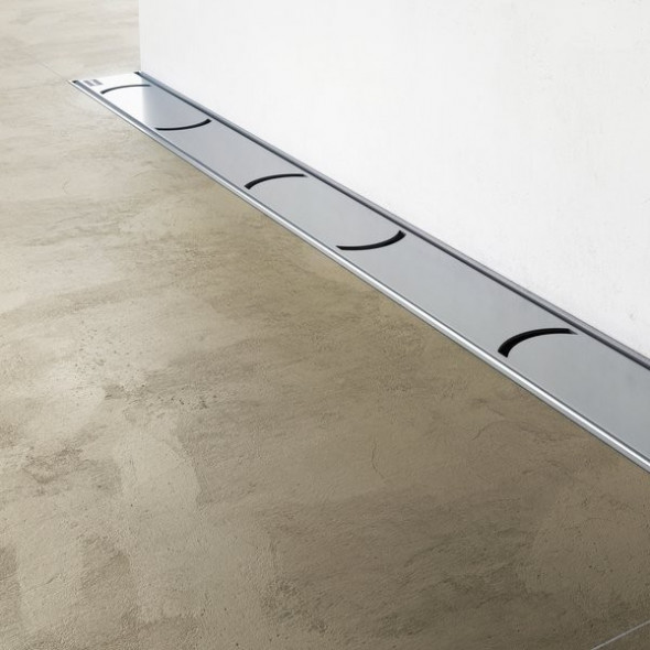 Ravak Chrome odpływ liniowy przyścienny 105 cm stal nierdzewna X01633