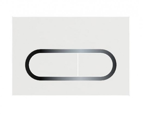 Ravak Chrome przycisk do WC biały X01455