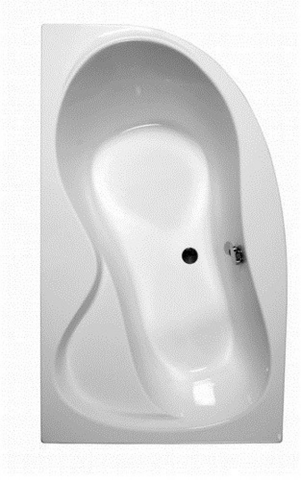 Ravak Rosa 95 wanna asymetryczna 160x95 lewa