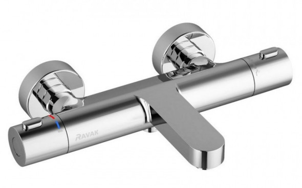 Ravak Termo bateria wannowa termostatyczna natynkowa chrom X070097