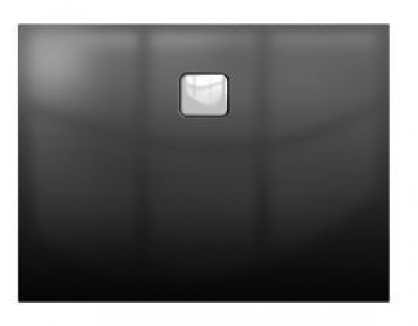 Riho Basel brodzik prostokątny płaski 100x90 model 414 czarny połysk DC2416