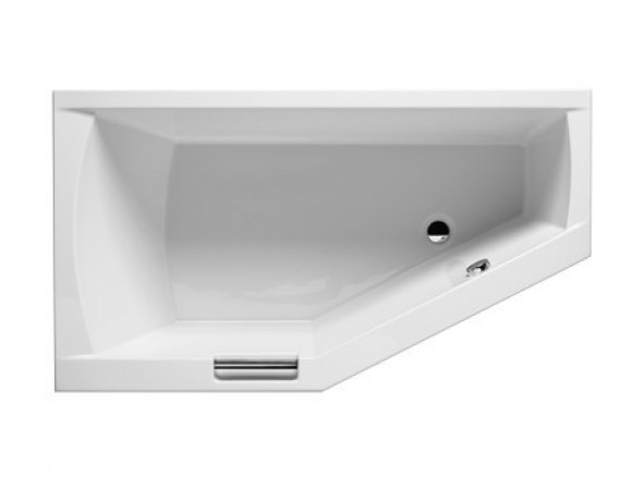 Riho Geta wanna asymetryczna 170x90 prawa z uchwytem chrom BA88