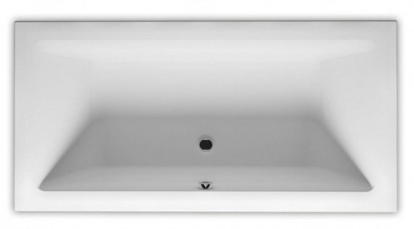 Riho Lugo wanna prostokątna 190x90 płaski rant biały matowy BT05105