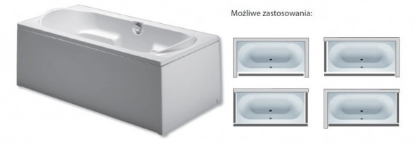 Riho Vario panel do wanny krótki 90 cm P095