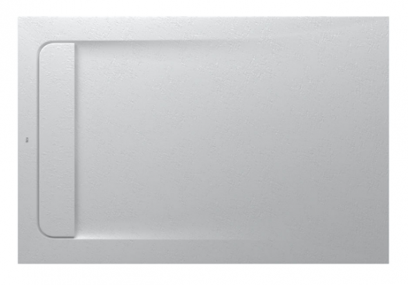 Roca Aquos brodzik prostokątny 120x90 ze zintegrowanym odpływem liniowym Stonex  perłowy AP6014B038401630
