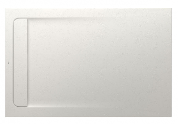 Roca Aquos brodzik prostokątny 140x90 ze zintegrowanym odpływem liniowym Stonex beżowy AP60157838401650
