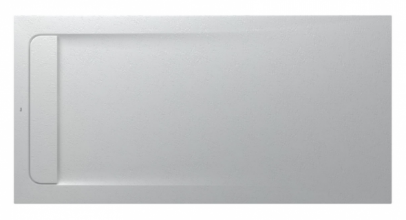 Roca Aquos brodzik prostokątny 160x80 ze zintegrowanym odpływem liniowym Stonex perłowy AP60164032001630