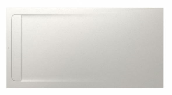 Roca Aquos brodzik prostokątny 200x100 ze zintegrowanym odpływem liniowym Stonex beżowy AP6017D03E801650