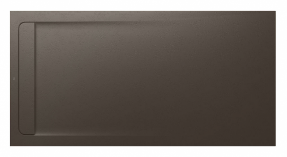Roca Aquos brodzik prostokątny 200x100 ze zintegrowanym odpływem liniowym Stonex cafe AP6017D03E801660