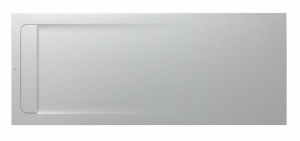 Roca Aquos brodzik prostokątny 200x80 ze zintegrowanym odpływem liniowym Stonex perłowy AP6017D032001630