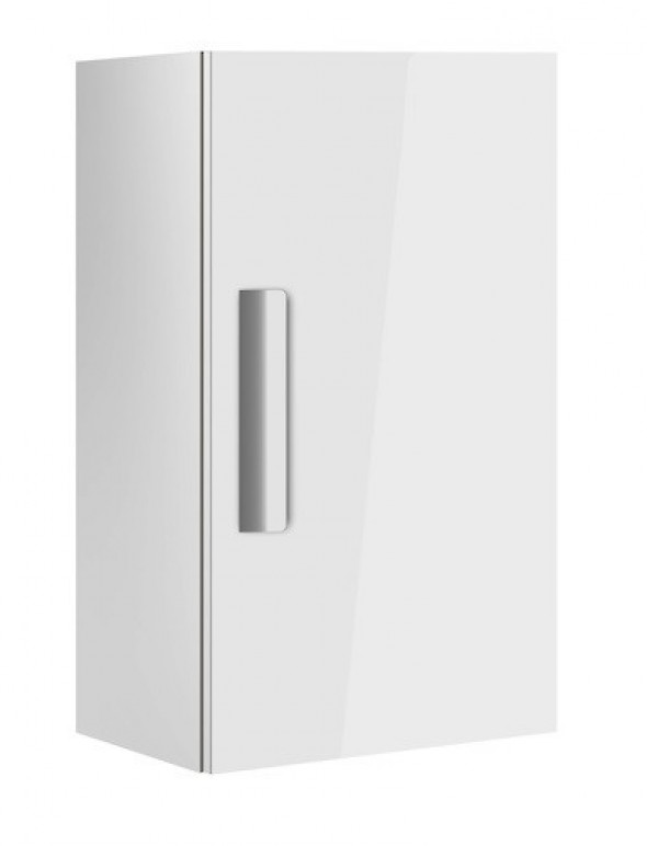 Roca Debba kolumna niska szafka z półką obustronna 60cm biały połysk A856838806