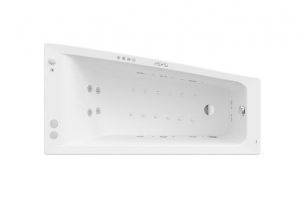 Roca Easy wanna narożna prawa 150x80 z hydromasażem EFFECTS GOLD OPCJA A24T281000