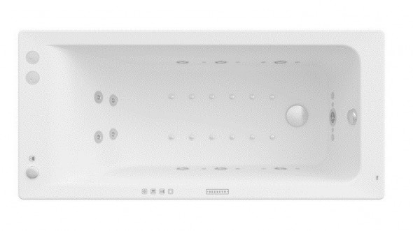 Roca Easy wanna prostokątna 140x70 z hydromasażem EFFECTS GOLD OPCJA A24T308000