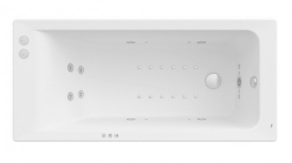 Roca Easy wanna prostokątna 140x70 z hydromasażem SMART WATER AIR PLUS A24T306000