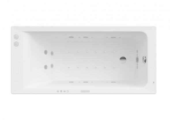 Roca Easy wanna prostokątna 160x75 z hydromasażem EFFECTS GOLD A24T325000