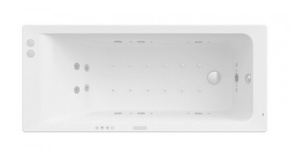 Roca Easy wanna prostokątna 170x70 z hydromasażem EFFECTS GOLD A24T331000