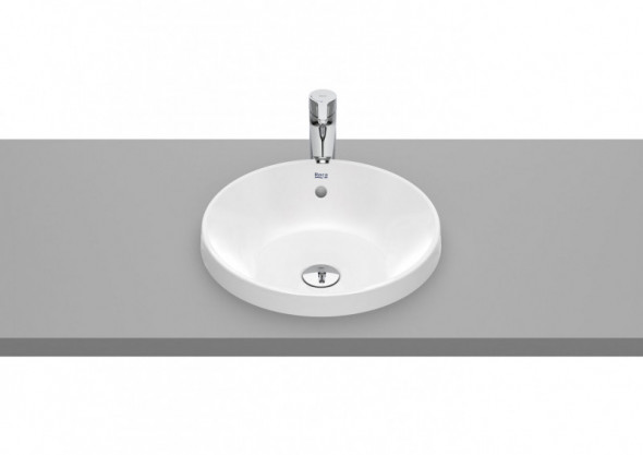 Roca Gap Round umywalka wpuszczana w blat okrągła 39x39 biały A3270Y3000