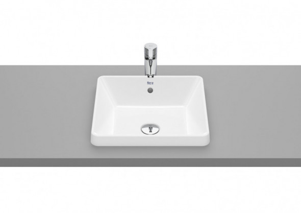Roca Gap Square umywalka wpuszczana w blat prostokątna 39x37 biały A3270Y7000